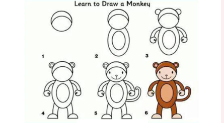 Idée de singe 8 dessin