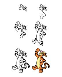 Idée de tigre 9 dessin