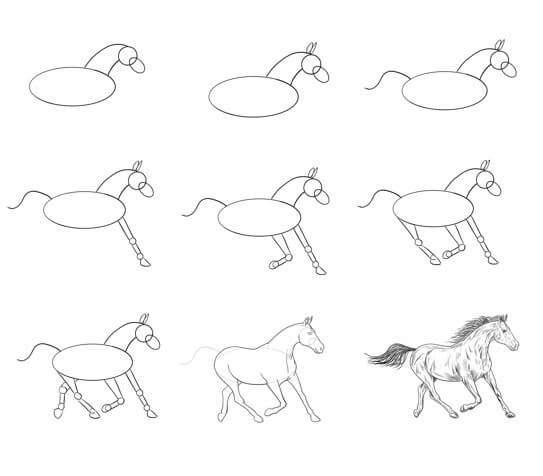 Idée de cheval (11) dessin