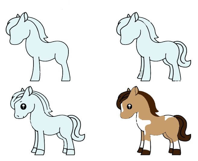Idée de cheval (12) dessin
