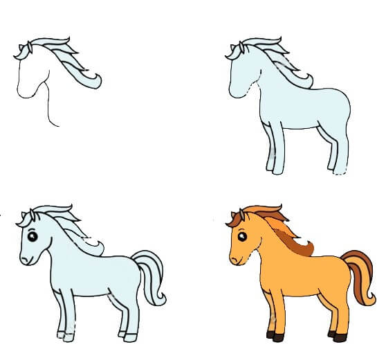 Idée de cheval (13) dessin