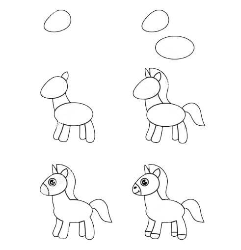 Idée de cheval (15) dessin