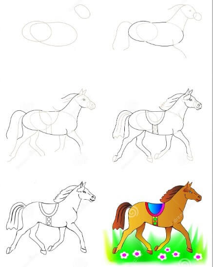 Idée de cheval (17) dessin
