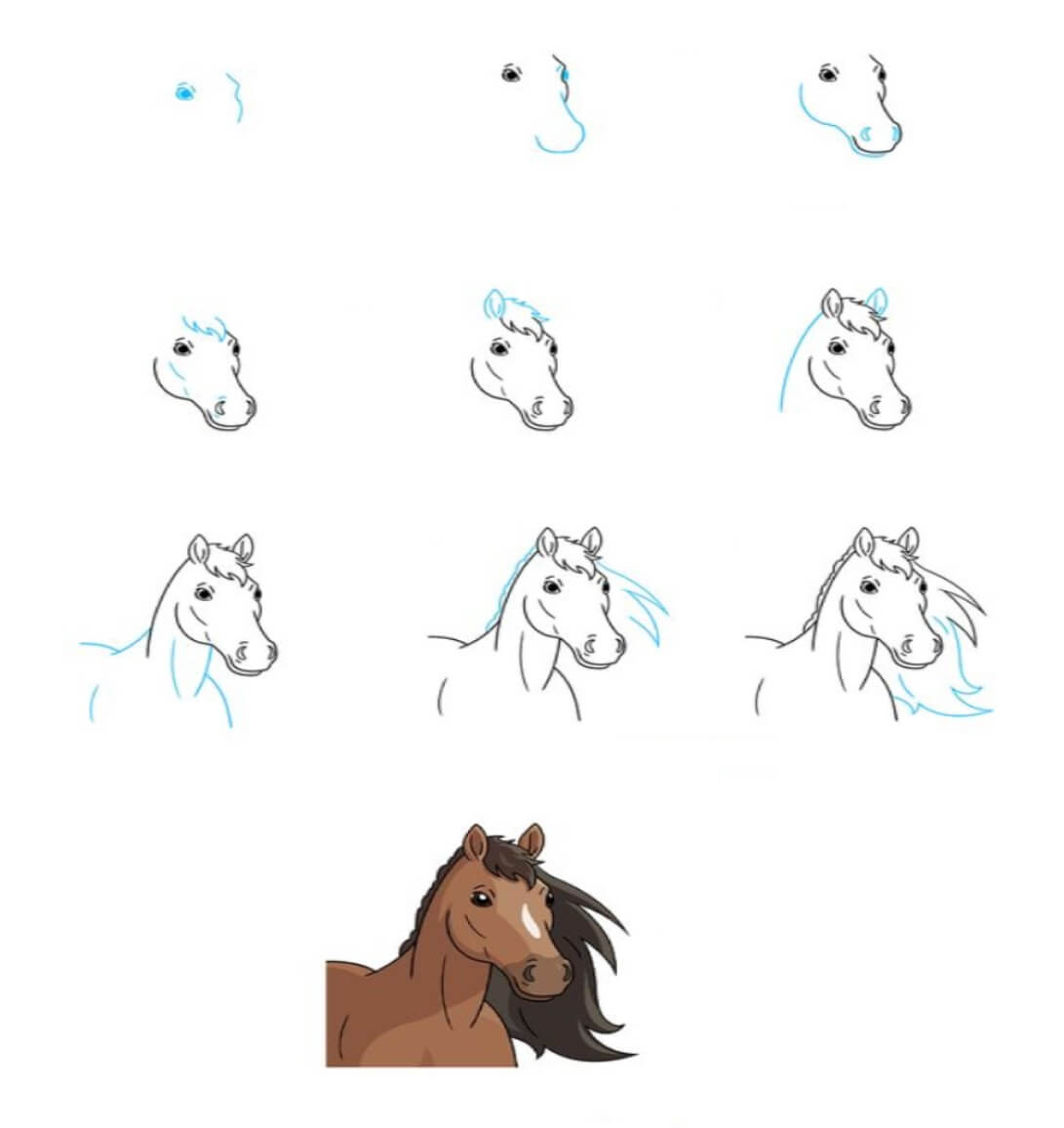 Idée de cheval (2) dessin