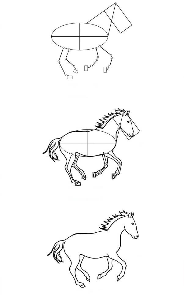 Idée de cheval (4) dessin