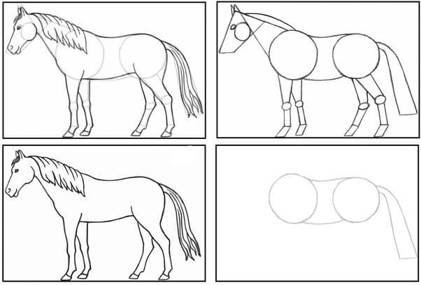 Idée de cheval (5) dessin
