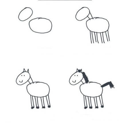 Idée de cheval (7) dessin