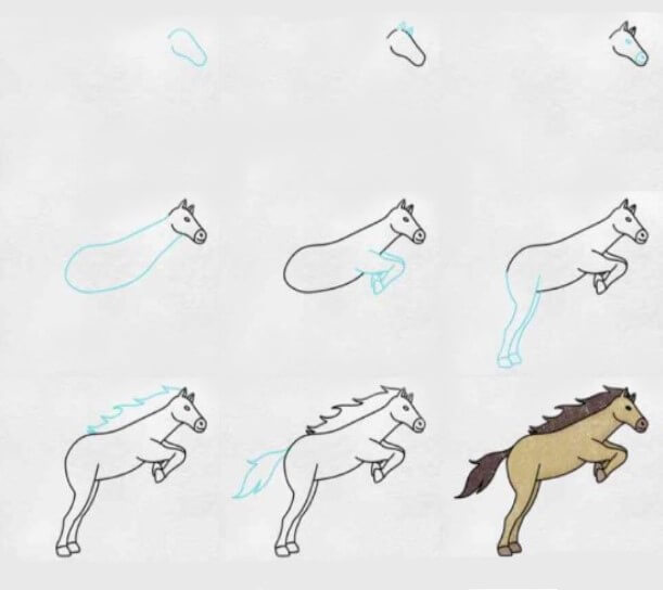 Idée de cheval (8) dessin