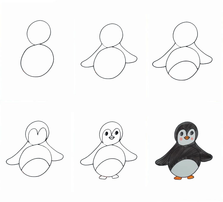idée de pingouin (2) dessin