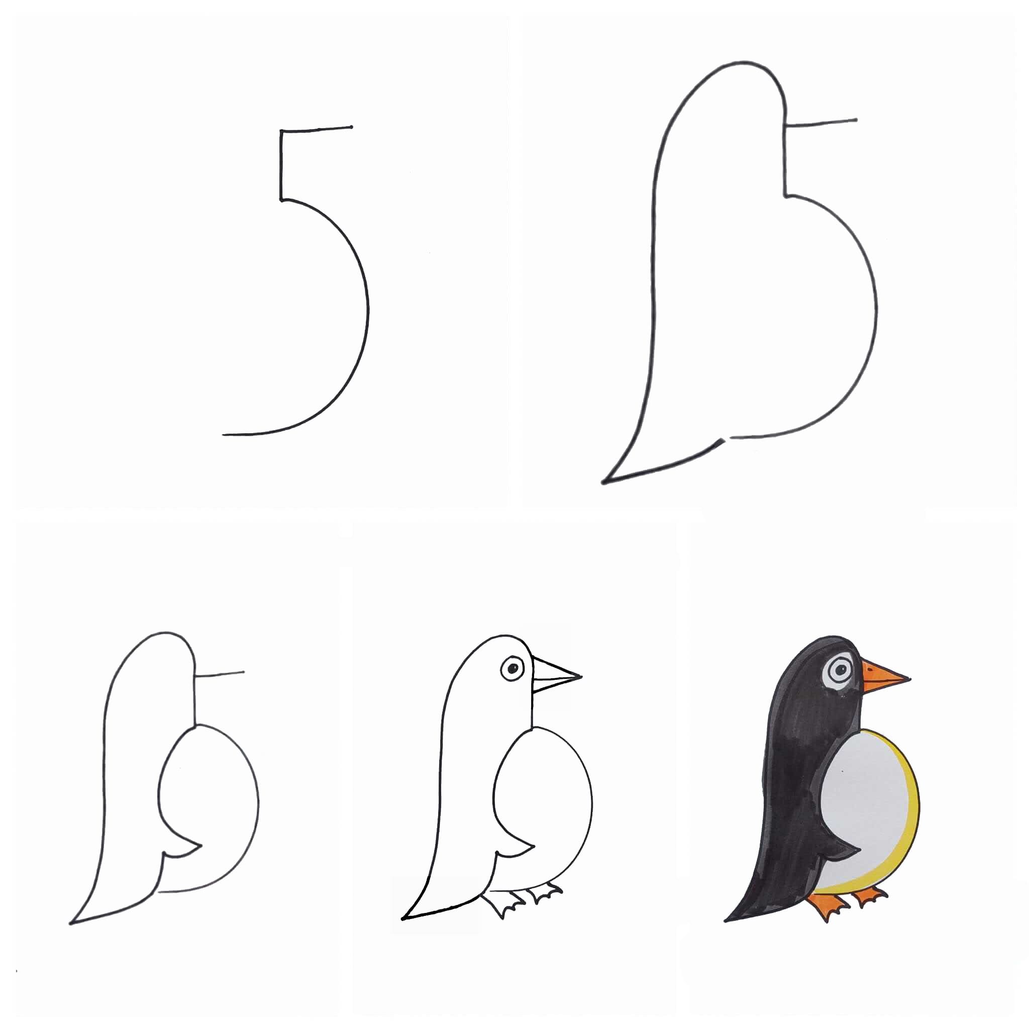idée de pingouin (3) dessin