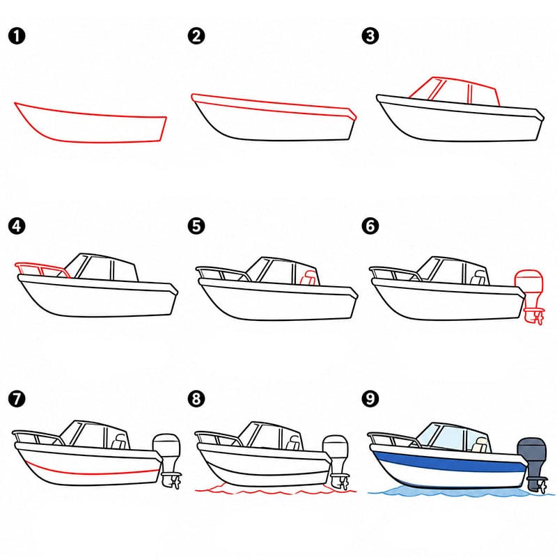 Image gratuite de bateau dessin