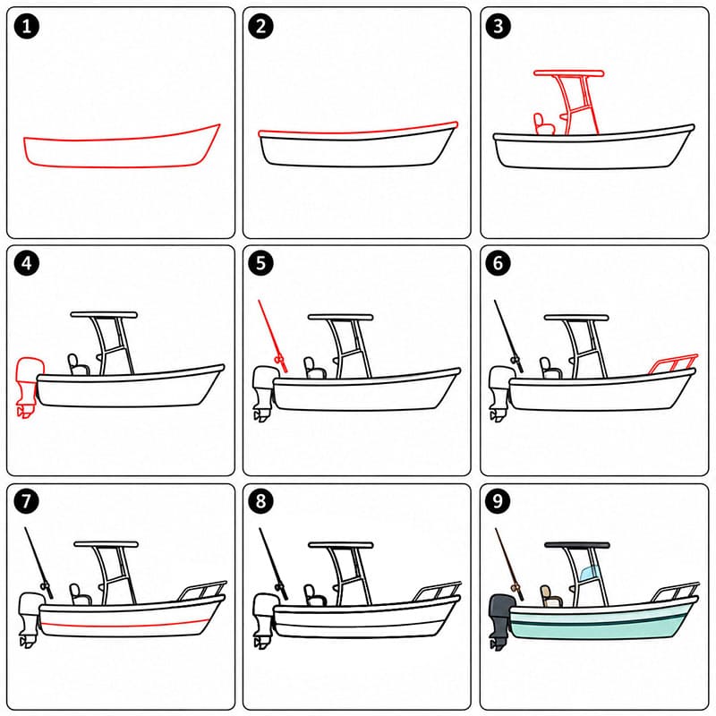 Un bateau dessin