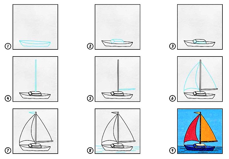 Une idée de bateau 11 dessin