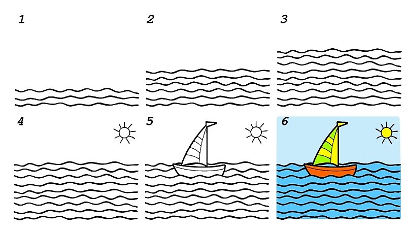 Une idée de bateau 13 dessin