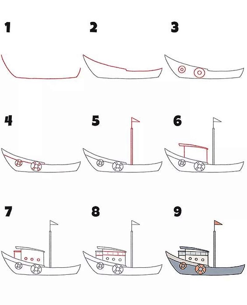 Une idée de bateau 3 dessin