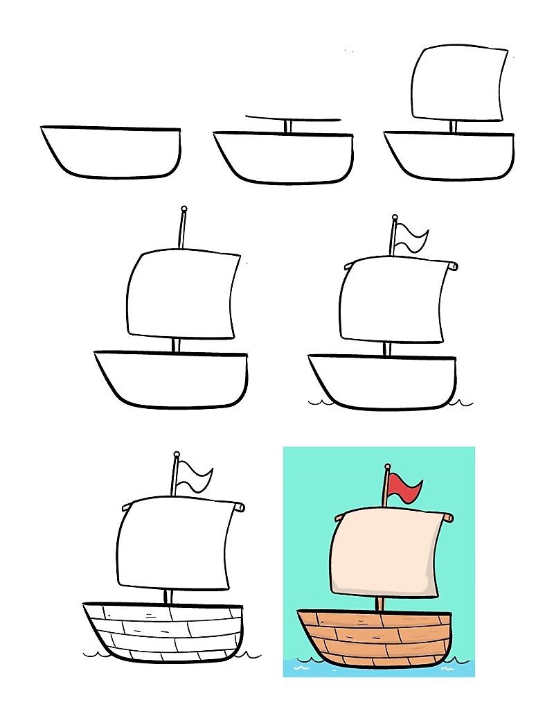 Une idée de bateau 7 dessin