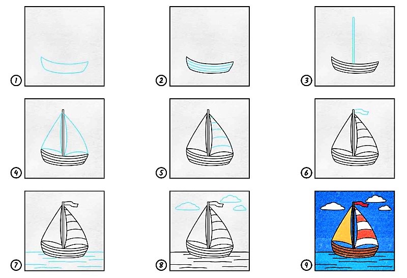 Une idée de bateau 9 dessin
