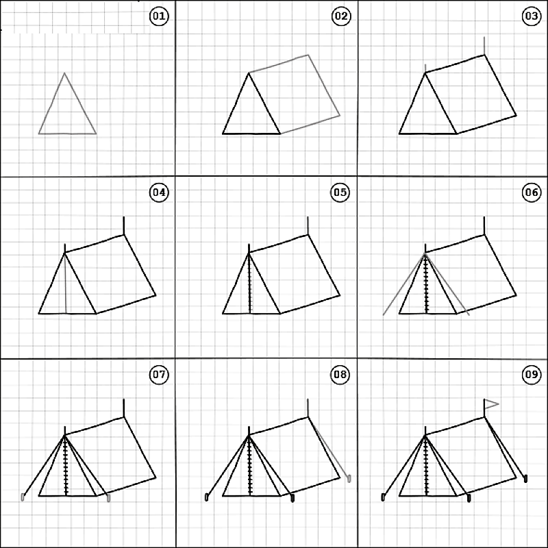 Idée de tente 12 dessin