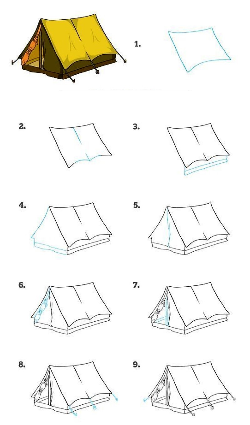 Idée de tente 5 dessin