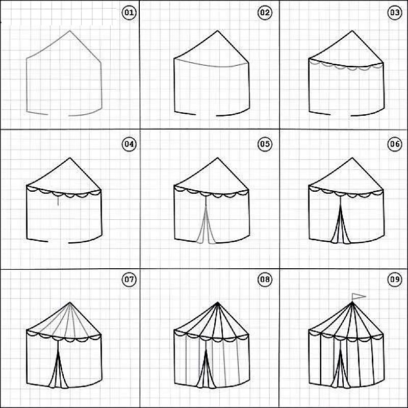 Idée de tente 6 dessin