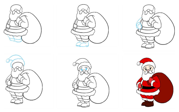 Idée du Père Noël 1 dessin