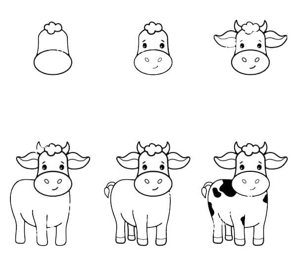 Idée de vache (13) dessin