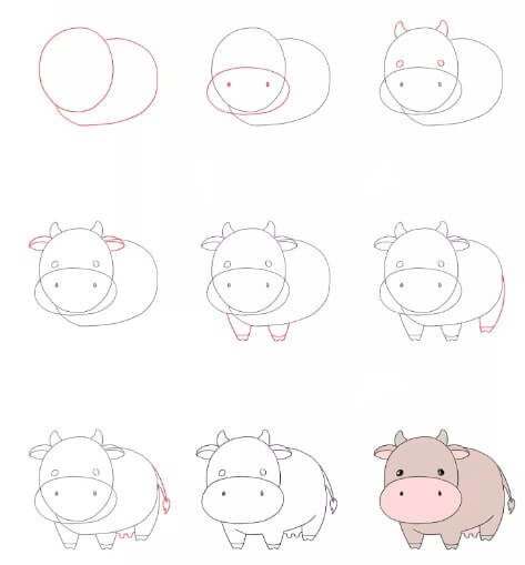 Idée de vache (16) dessin