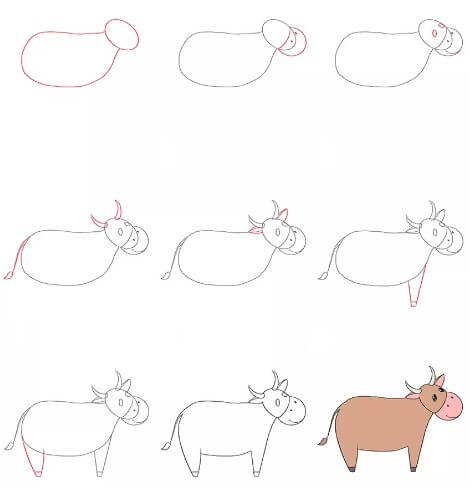 Idée de vache (18) dessin