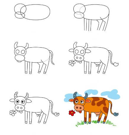 Idée de vache (19) dessin