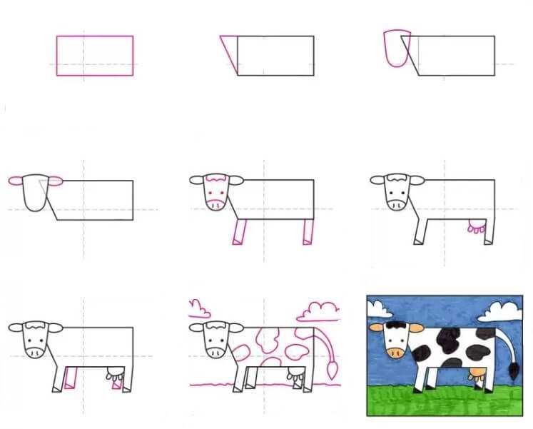 Idée de vache (5) dessin