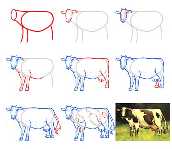 Idée de vache (6) dessin