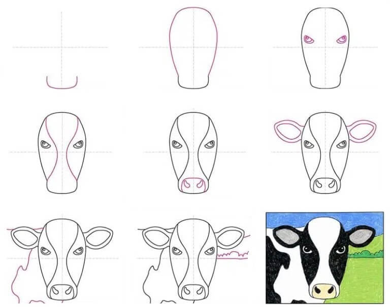 Idée de vache (7) dessin