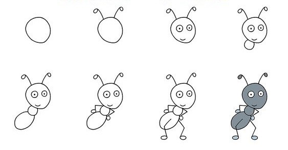 Comment dessiner Ant idea 1
