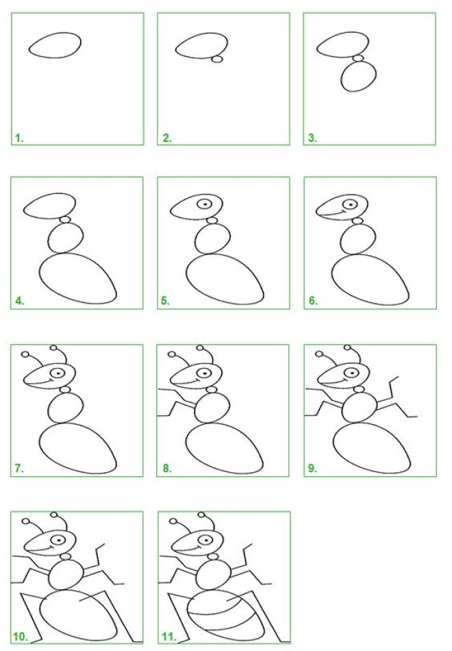 Comment dessiner Ant idea 3