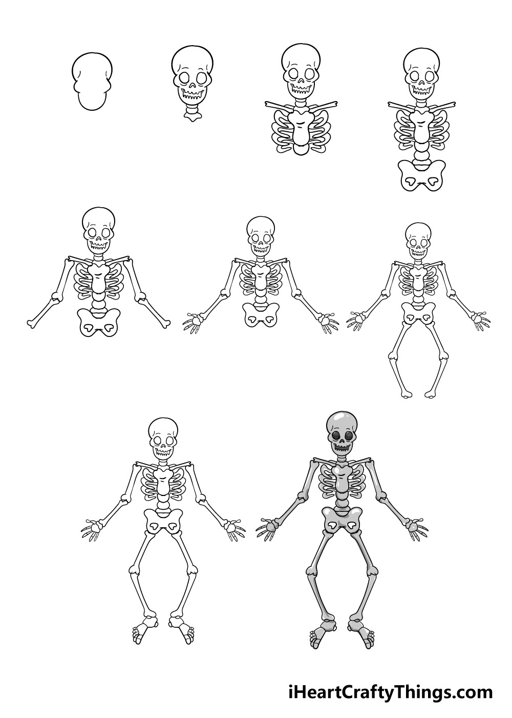Idée de squelette 1 dessin