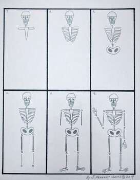 Idée de squelette 3 dessin