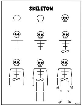 Idée de squelette 7 dessin