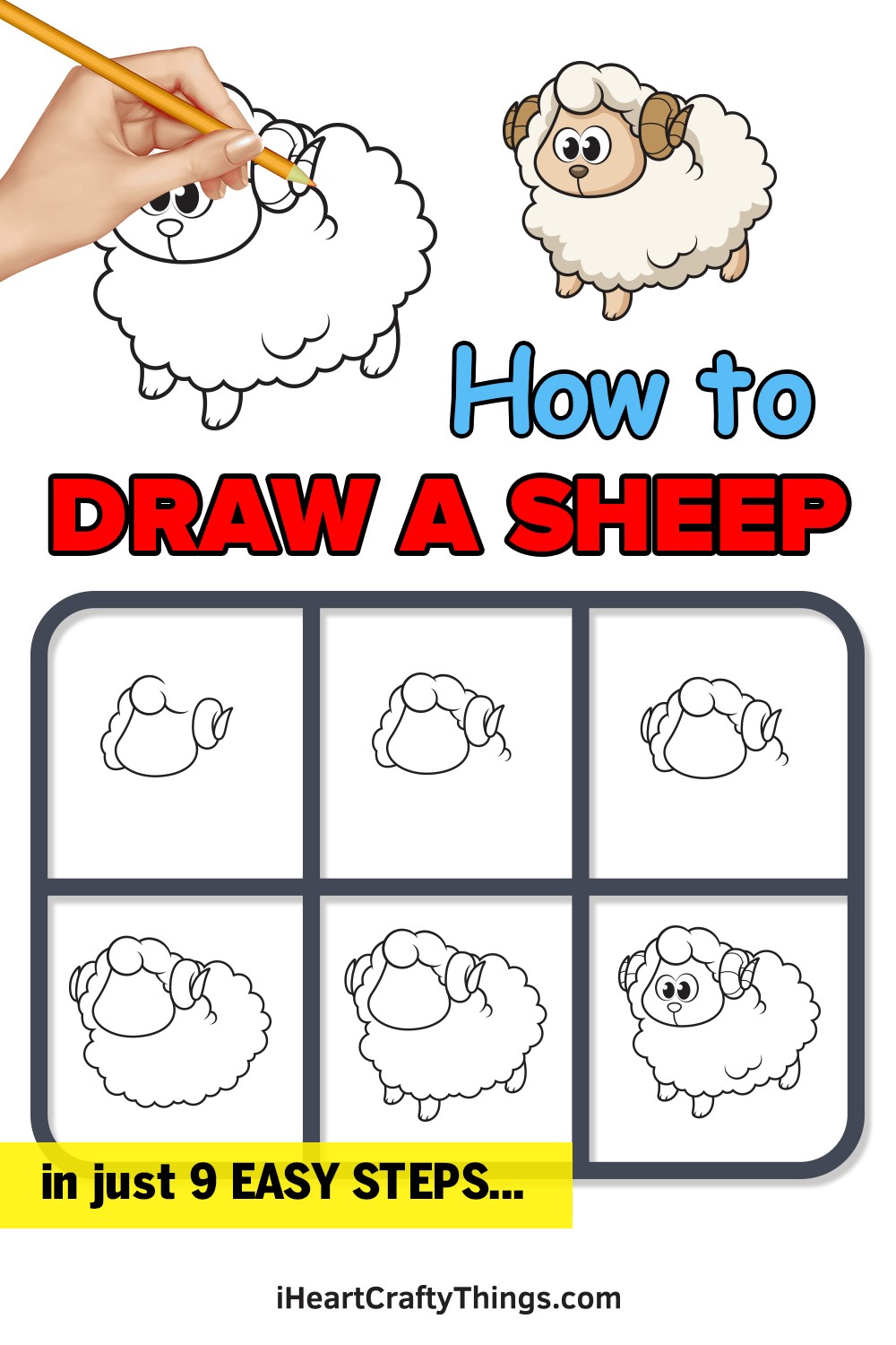 Comment dessiner Idée de mouton 10