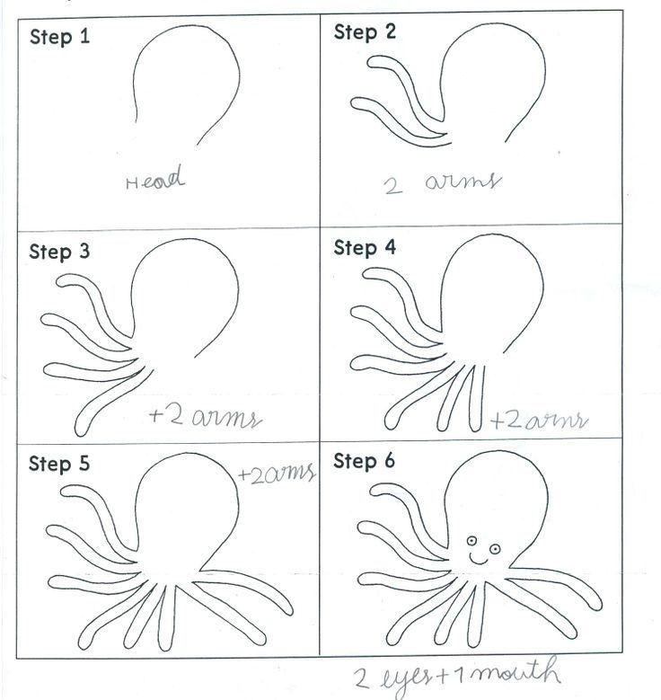 Idée de poulpe 9 dessin