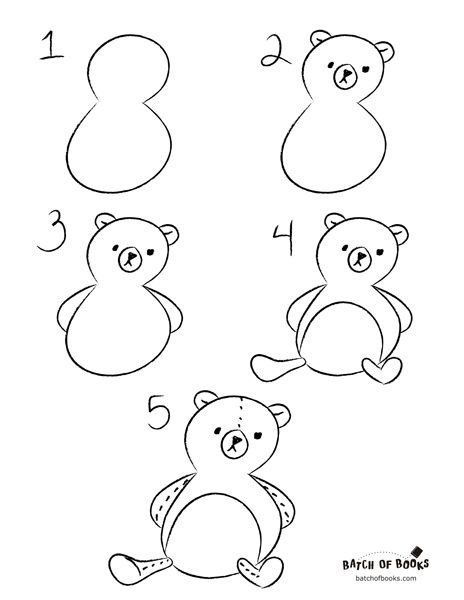 Idée ours en peluche 2 dessin