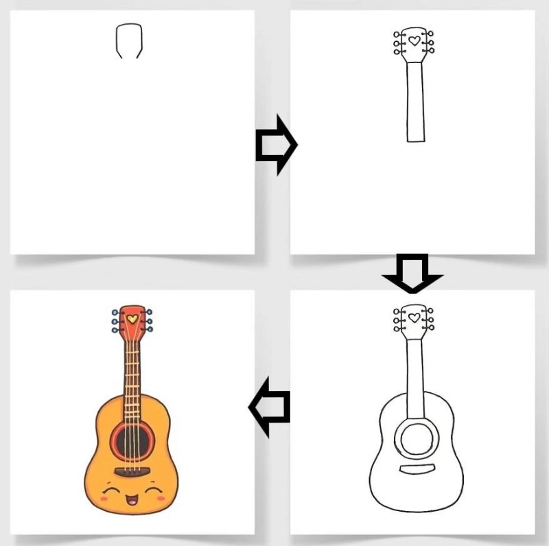 Comment dessiner Idées de guitare 17