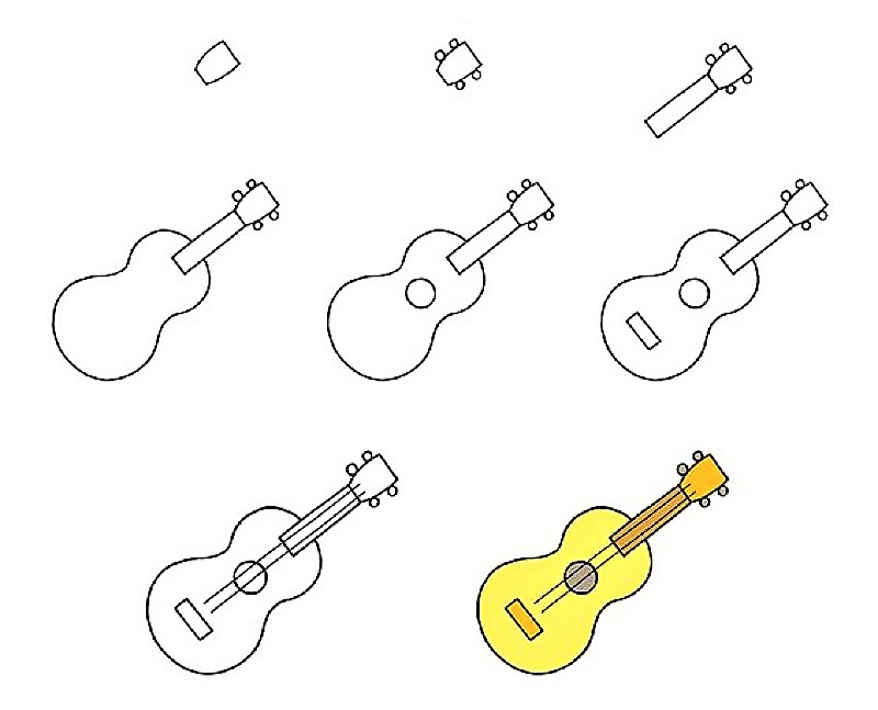 Idées de guitare 6 dessin