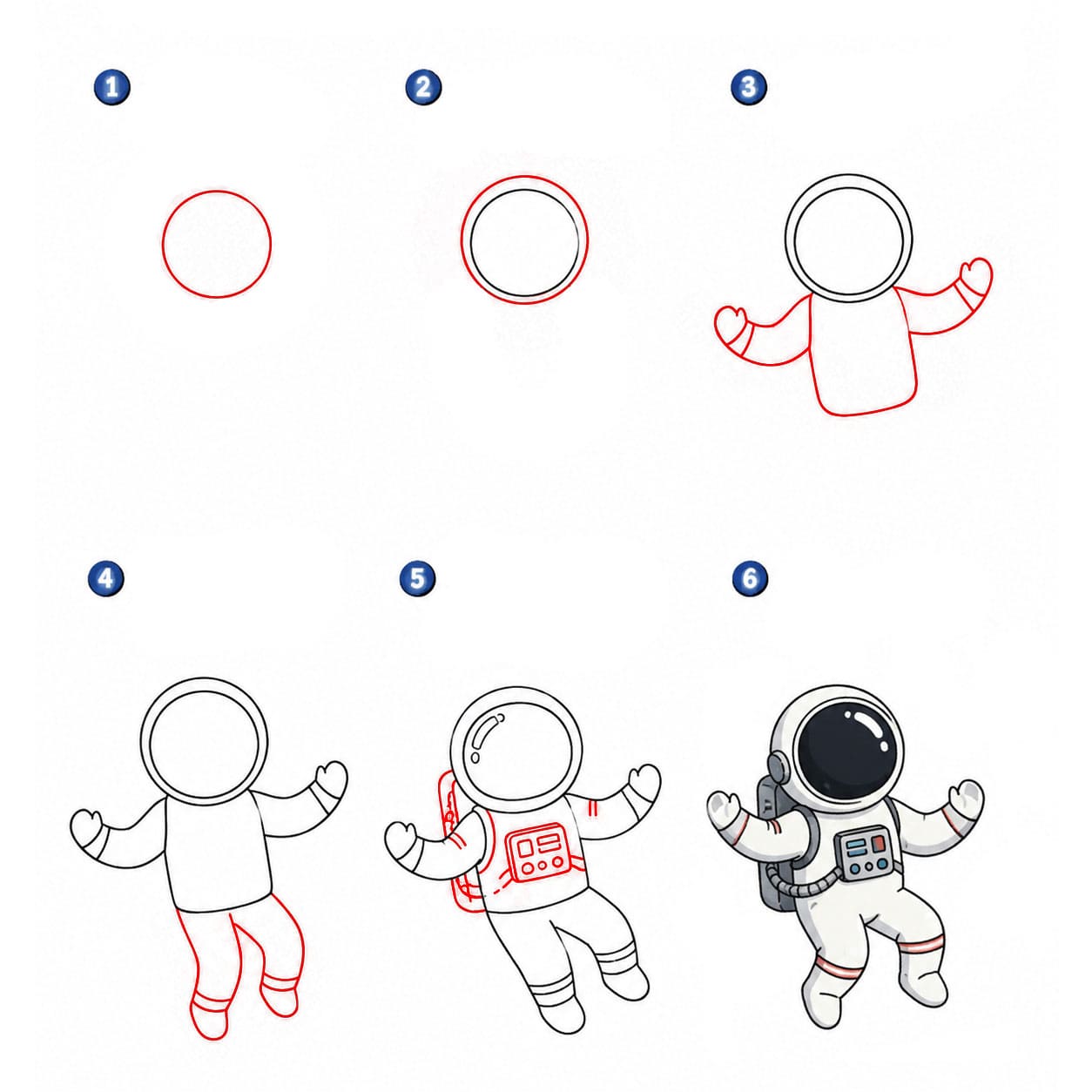 Astronaute normal dessin