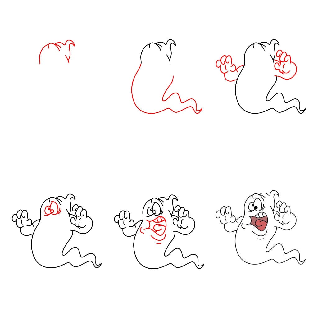 Fantôme joueur dessin