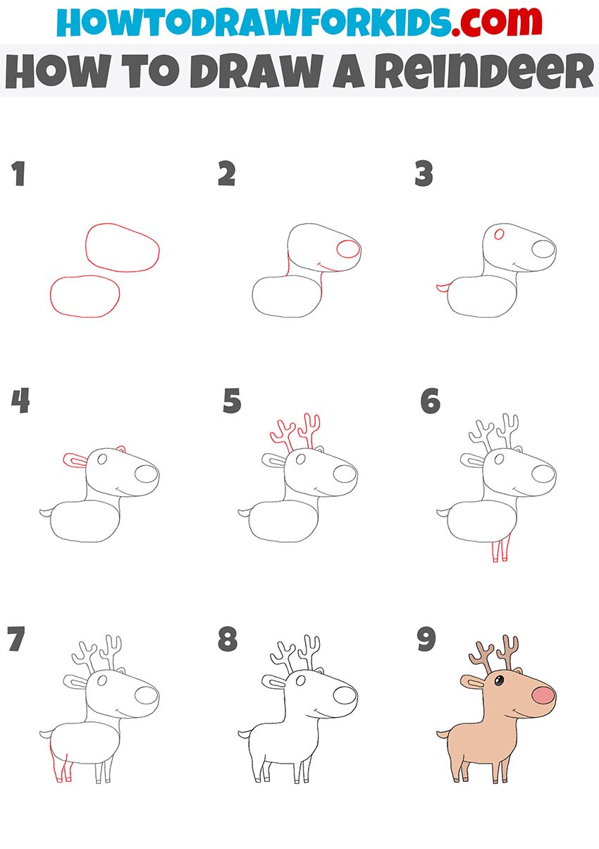 Idées de rennes 10 dessin