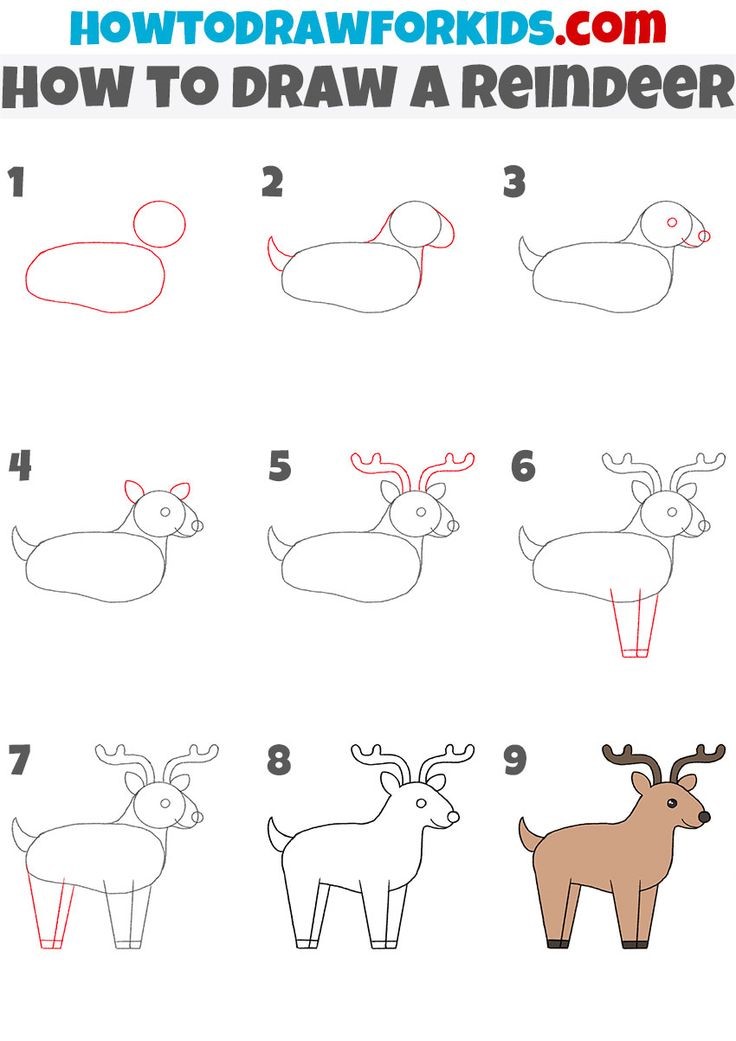 Idées de rennes 6 dessin
