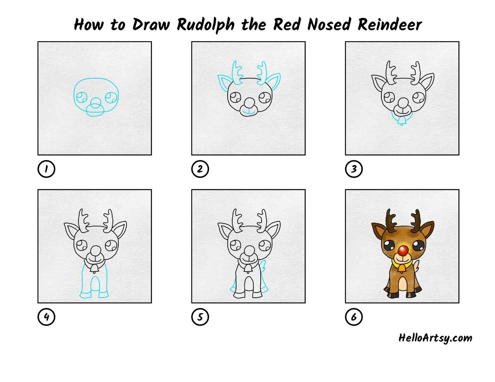 Idées de rennes 8 dessin