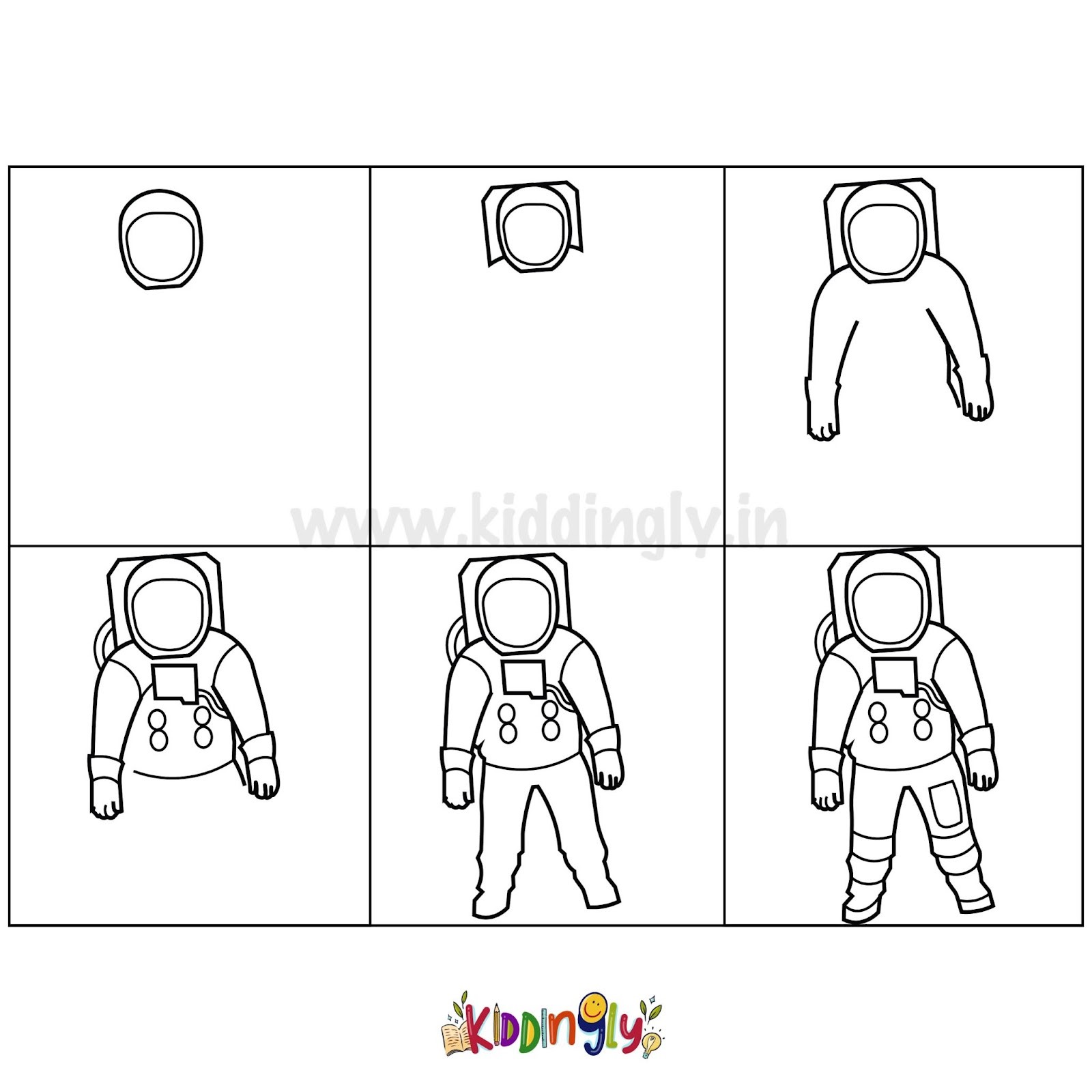 Idée d'astronaute 1 dessin