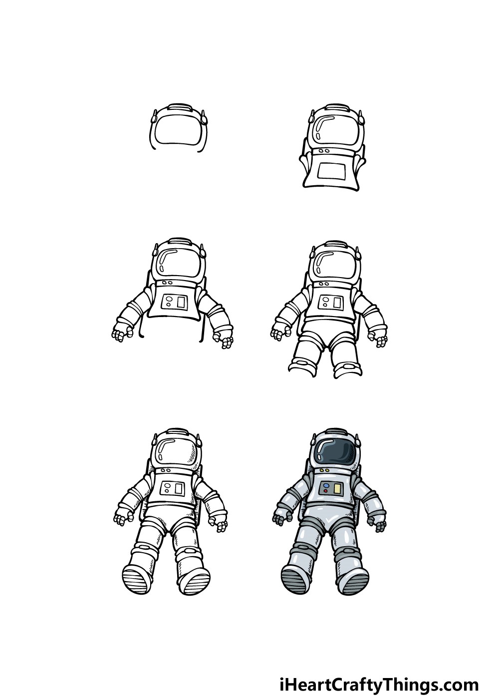 Idée d'astronaute 3 dessin