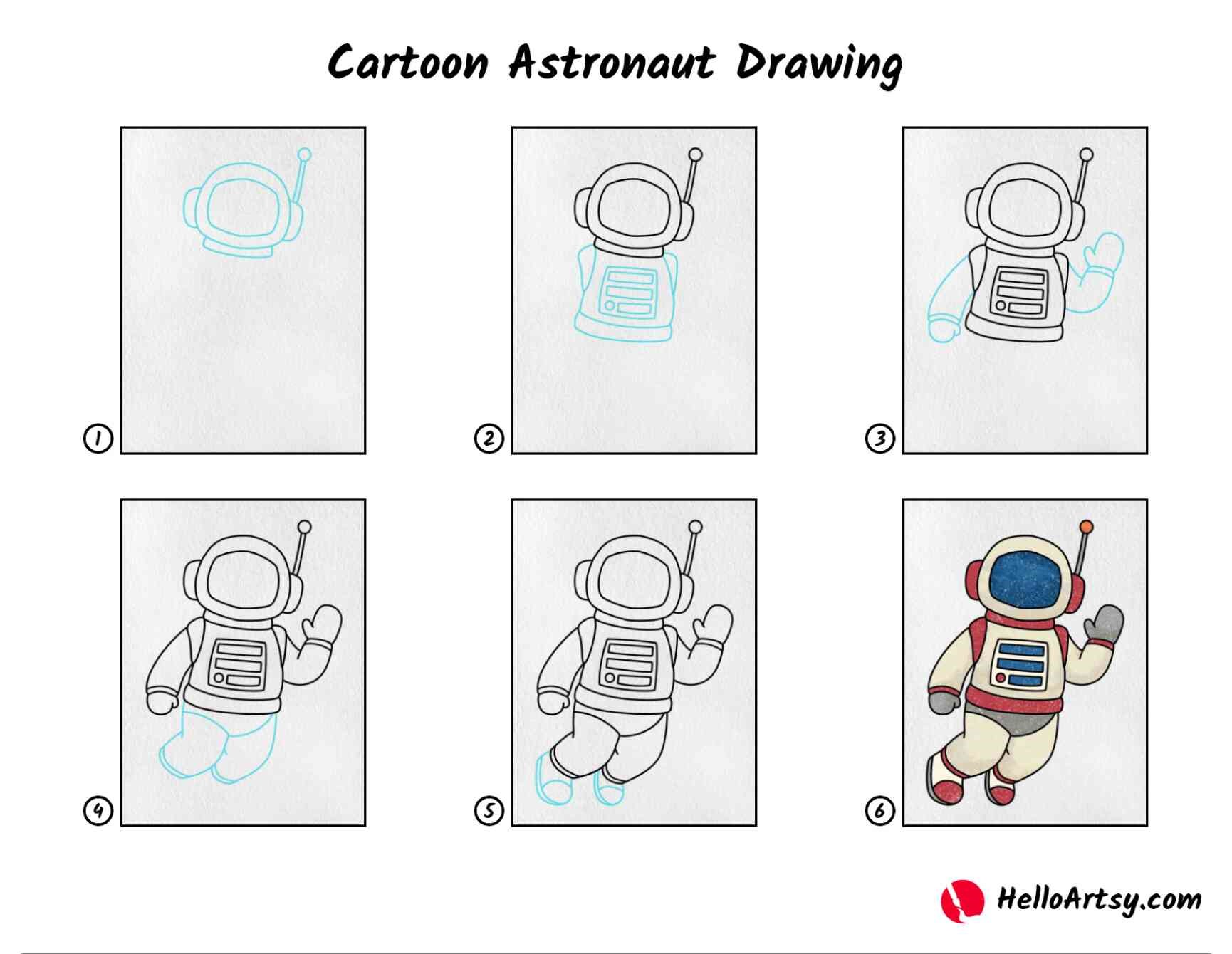 Idée d'astronaute 9 dessin